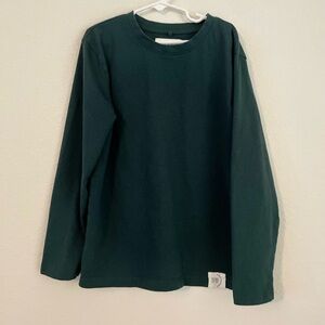 Lefties Boys Classic Forest Green Long Sleeve Tee for Kids size 9/10